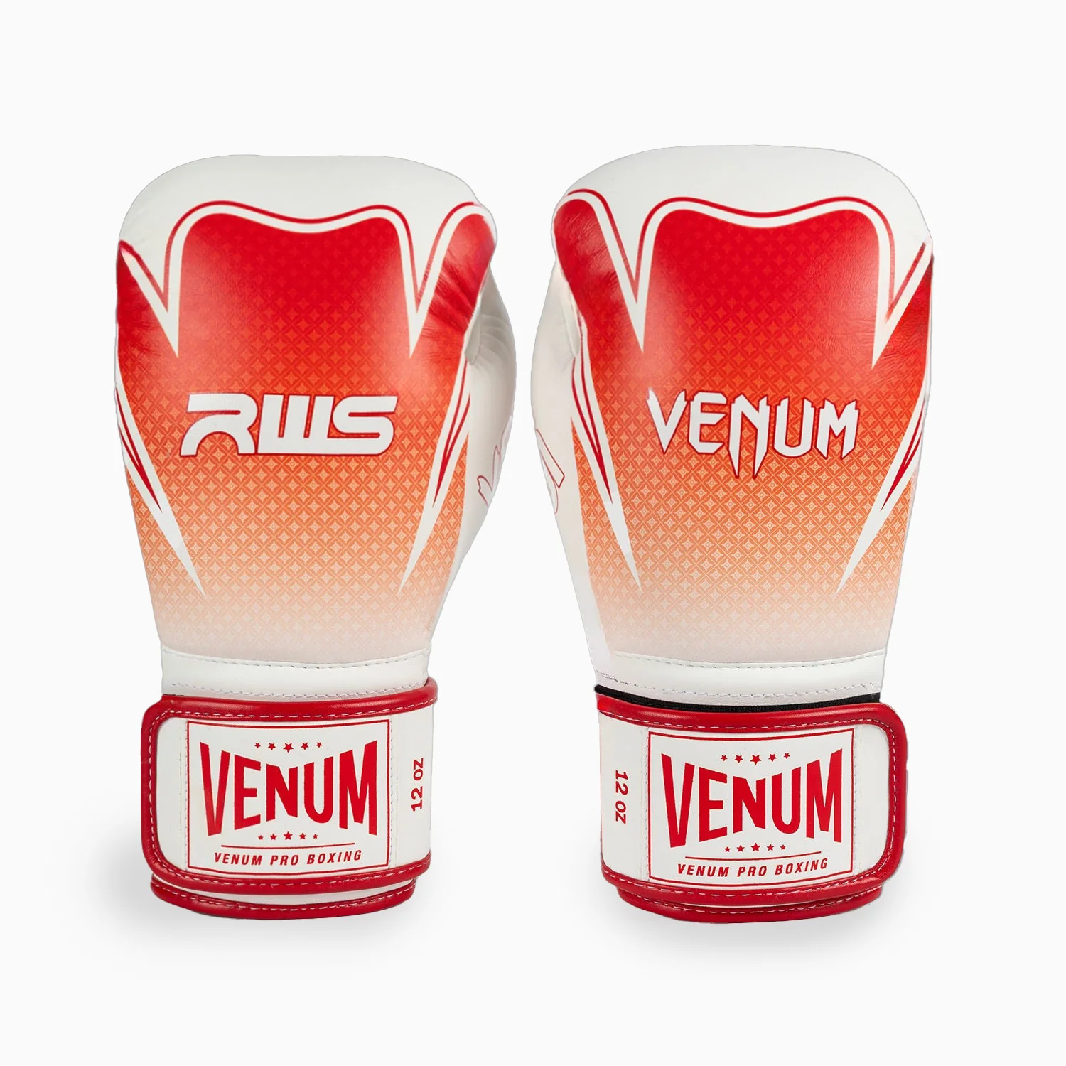 Guantes de boxeo RWS x Venum 2.0 Blanco-rojo - Image 2