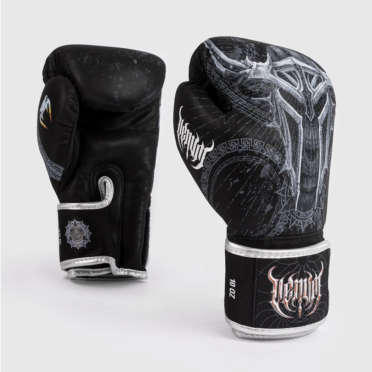 Guantes de boxeo Venum Gladiator 5.0 Negro Plata  - Image 2