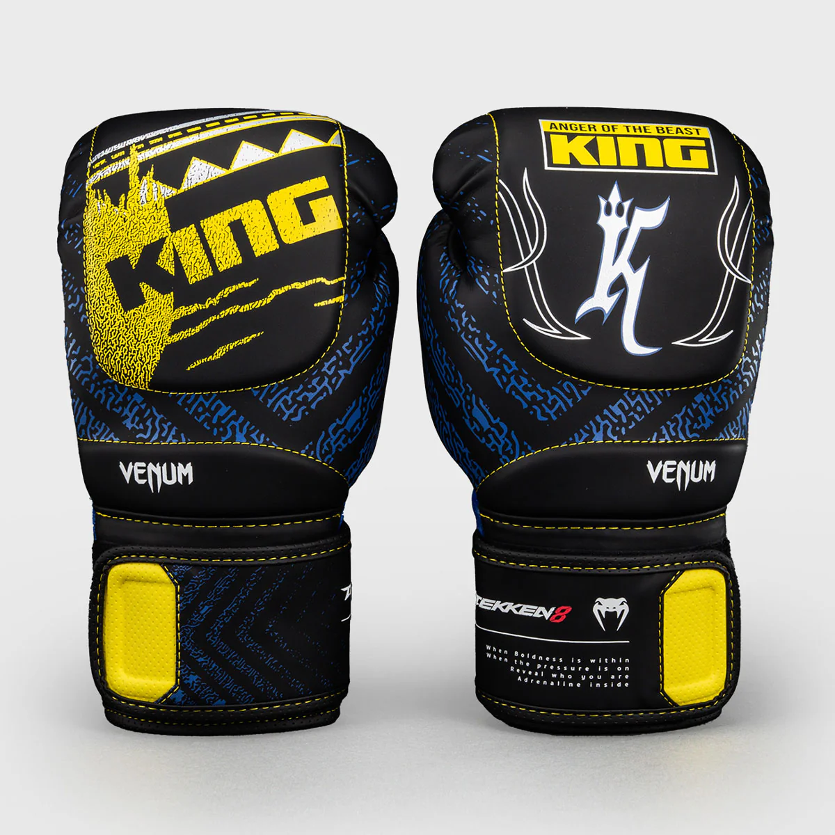 Guantes de boxeo Venum Tekken 8 King Negro-amarillo  - Image 2
