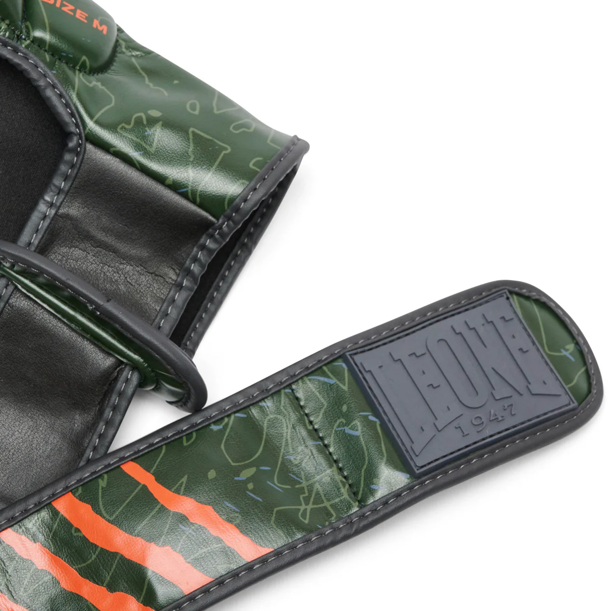 Guantes MMA Leone Primal Instinct Entrenamiento GP116 con pulgar Verde - Image 6