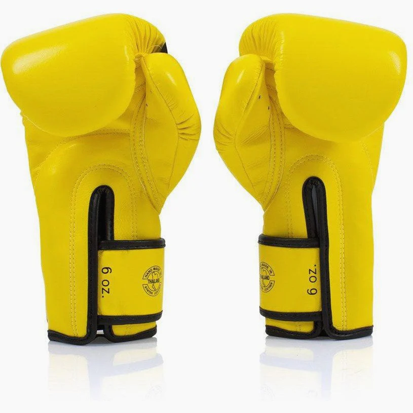 Guantes Muay Thai Fairtex BGV14 Amarillo - Image 4