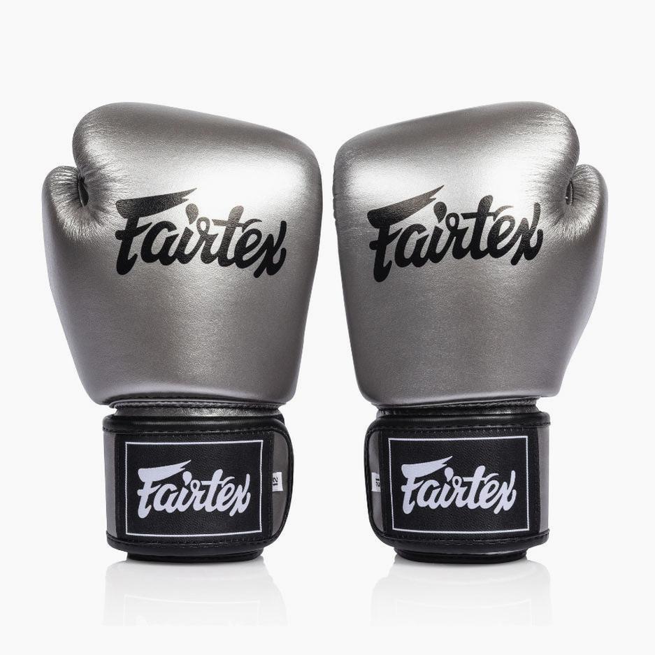 Guantes Muay Thai Fairtex BGV1C-Plus Gun Metallic  - Image 2
