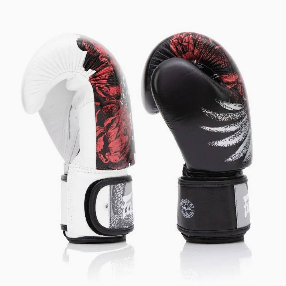 Guantes Muay Thai Fairtex BGV24 The Beauty of Survival con caja de madera - Image 4