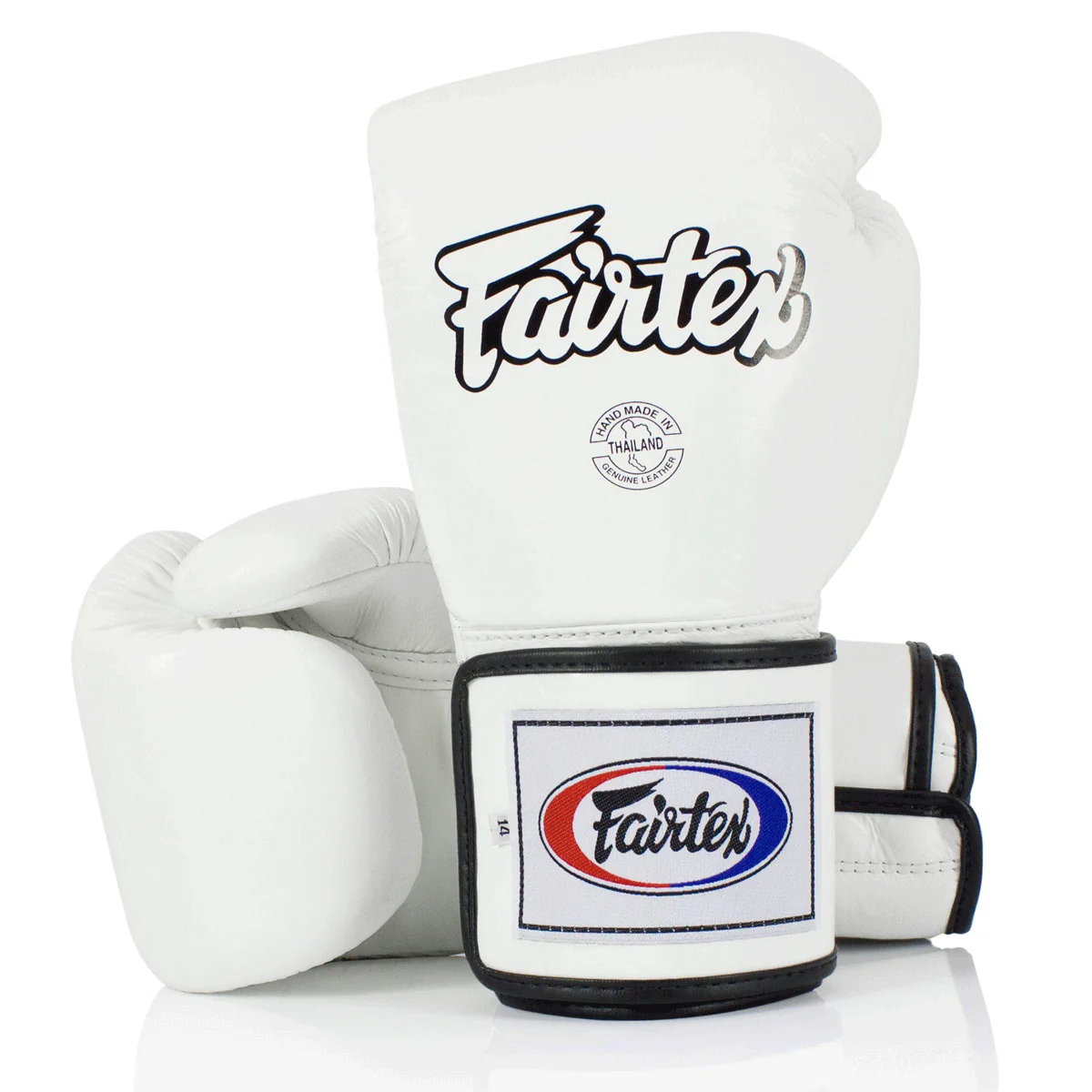Guantes Muay Thai Fairtex BGV5 Super Sparring Blanco 