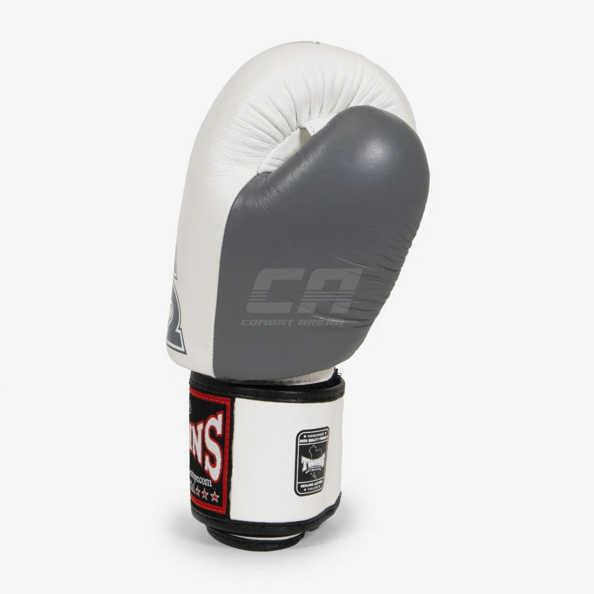 Guantes Muay Thai Twins Special BGVL 8 Blanco-gris  - Image 5