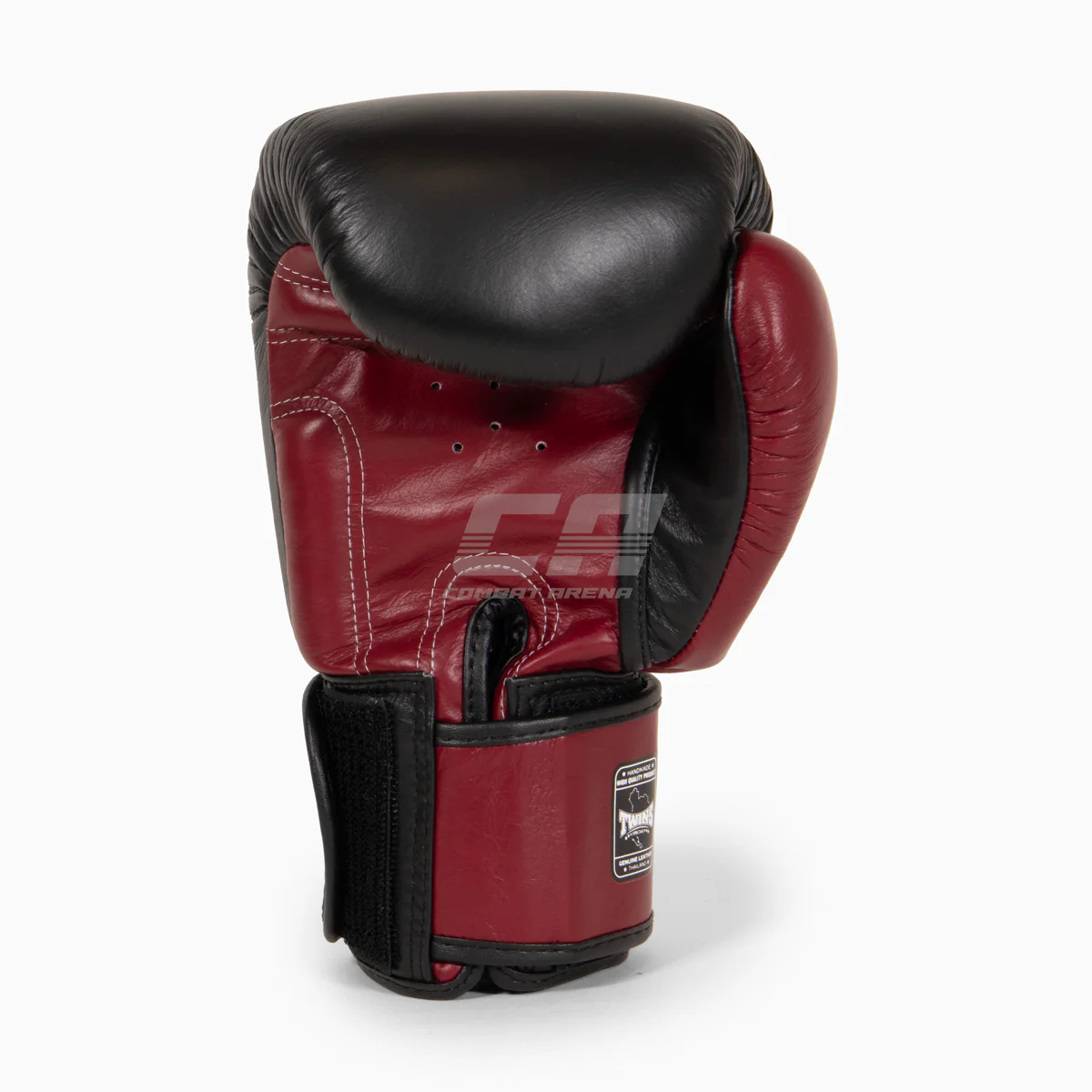 Guantes Muay Thai Twins Special BGVL3 Negro-burdeos  - Image 5