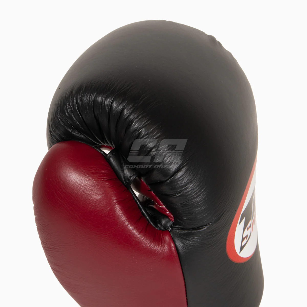 Guantes Muay Thai Twins Special BGVL3 Negro-burdeos  - Image 8
