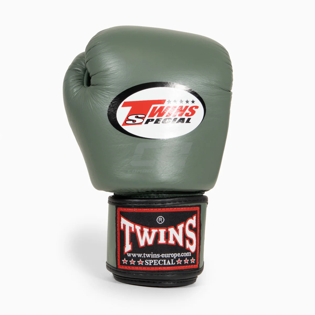 Guantes Muay Thai Twins Special BGVL3 Verde militar - Image 2
