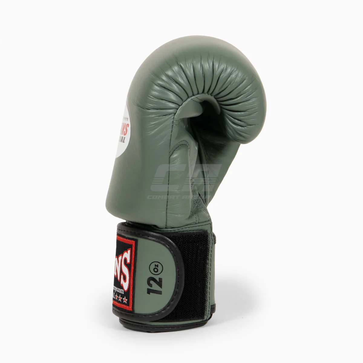 Guantes Muay Thai Twins Special BGVL3 Verde militar - Image 3