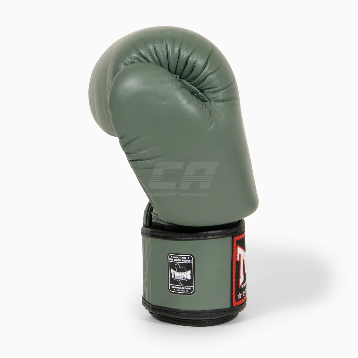 Guantes Muay Thai Twins Special BGVL3 Verde militar - Image 5