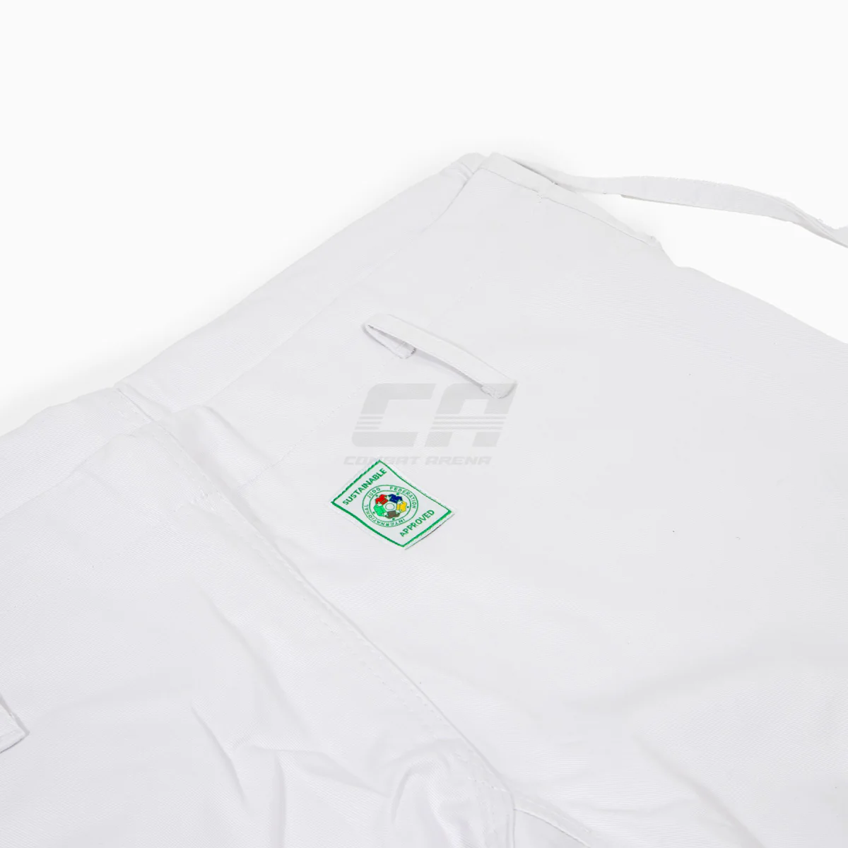 Judogi blanco Adidas J730 Champion III IJF sin rayas  - Image 6