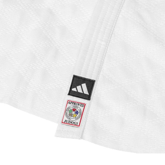 Judogi blanco Adidas J730 Champion III IJF Slimfit  - Image 4