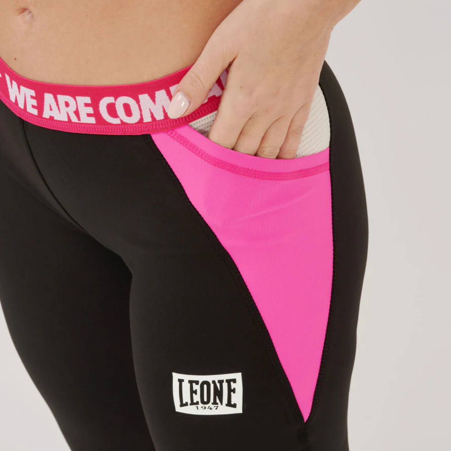 Leggings capri mujer Leone Logo Wacs ABX149  - Image 5