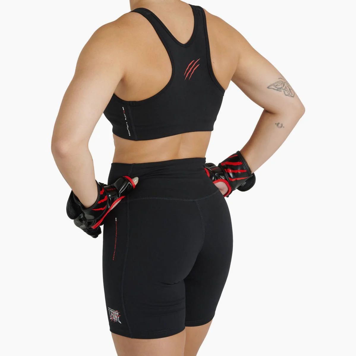 Leggings cortos Mujer Leone Primal Instinct AB939 Negro  - Image 5
