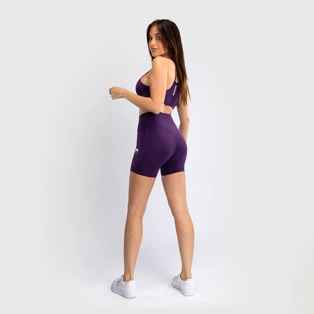 Leggings cortos Mujer Venum Essential Violeta  - Image 4