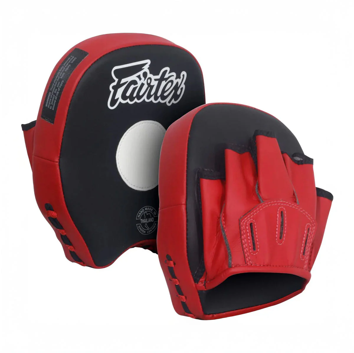 Manoplas de boxeo Fairtex Short FMV14 Negro-rojo  - Image 3
