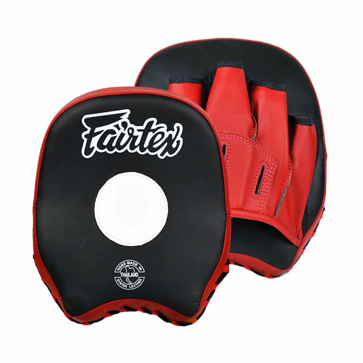 Manoplas de boxeo Fairtex Short FMV14 Negro-rojo  - Image 4