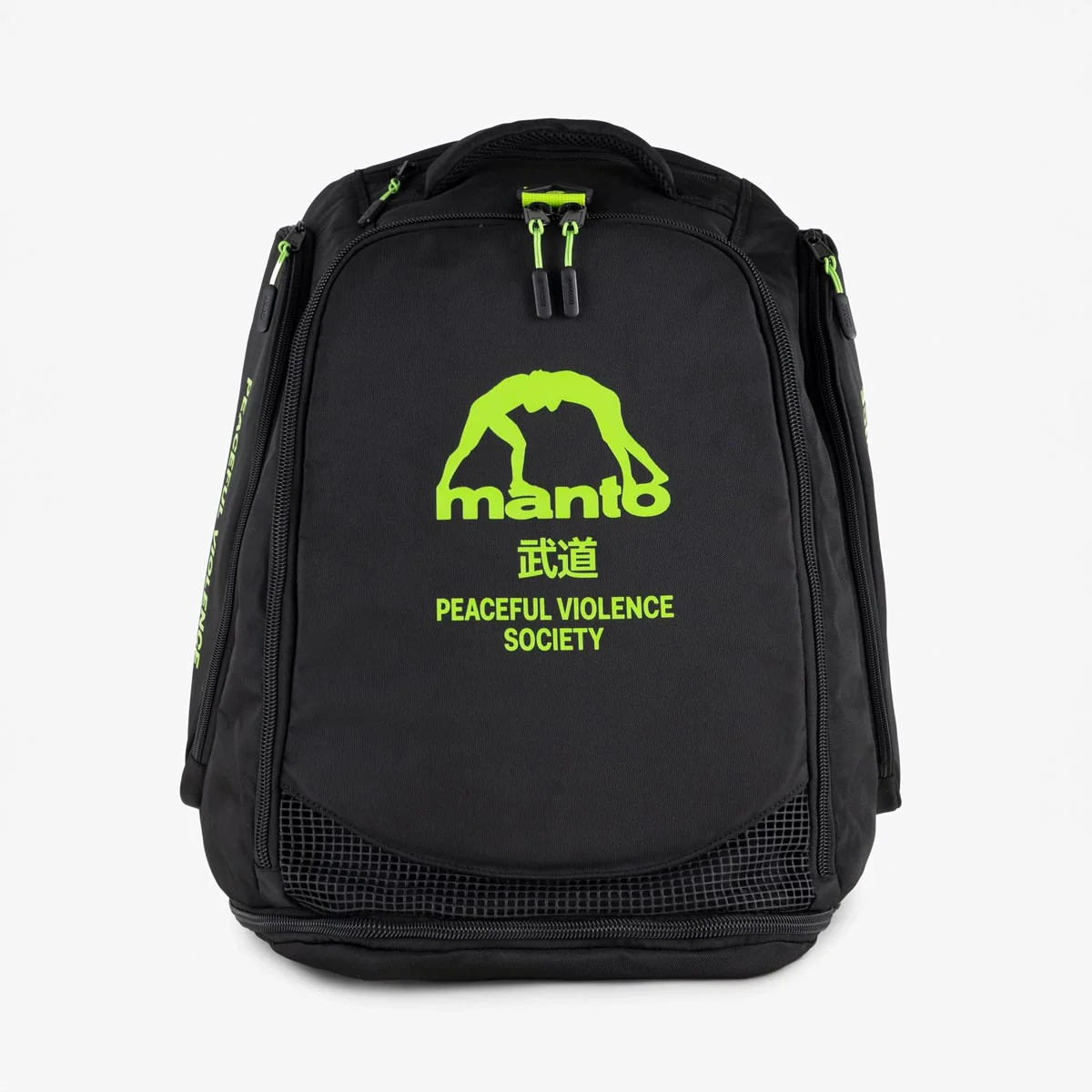 Mochila Manto SOCIETY Convertible XL Negro-verde  - Image 3