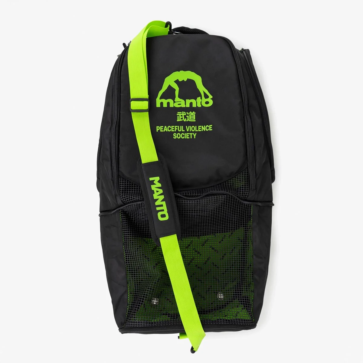 Mochila Manto SOCIETY Convertible XL Negro-verde  - Image 5