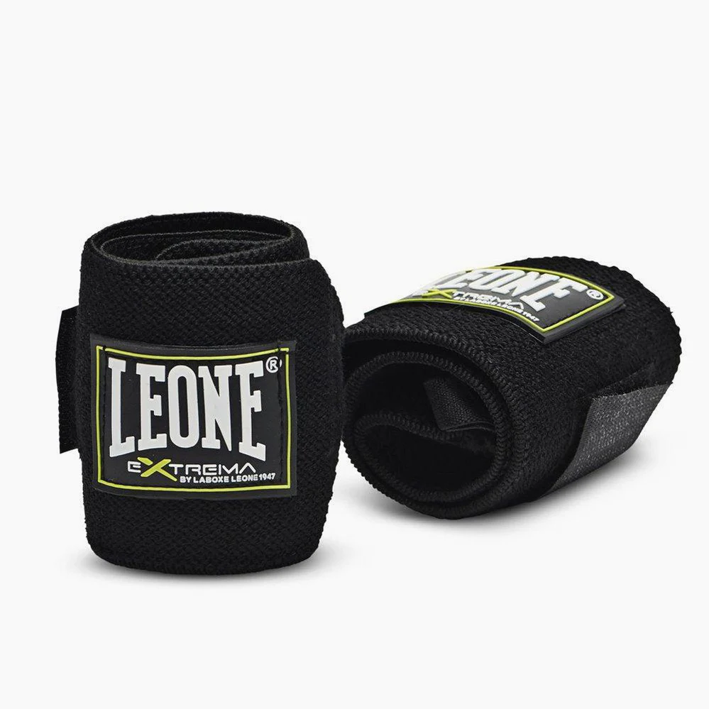 Muñequeras Leone Extrema Negro AB706  - Image 2