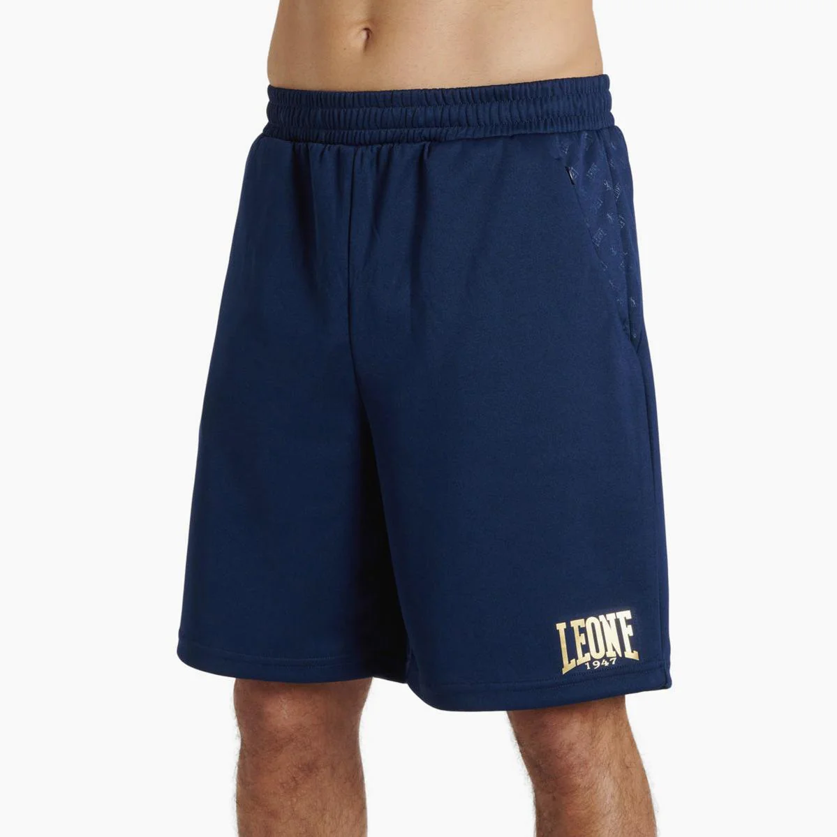 Pantalones cortos de entrenamiento Leone DNA Premium ABX723 Azul 