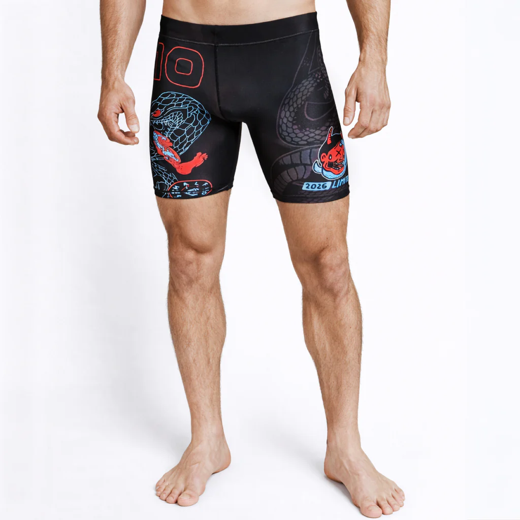 Pantalones cortos a compresión Half Sumo Black Mamba Neon  - Image 16