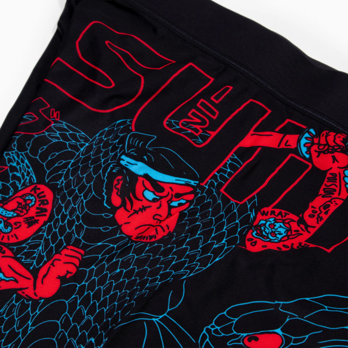 Pantalones cortos a compresión Half Sumo Black Mamba Neon  - Image 9