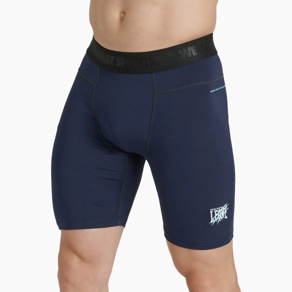 Pantalones cortos a compresión Leone Primal Instinct AB929 Azul 