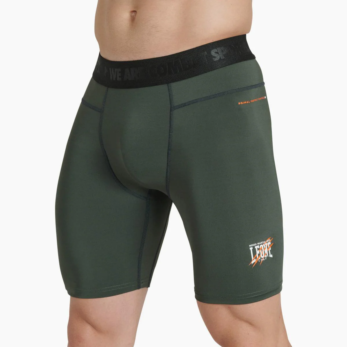 Pantalones cortos a compresión Leone Primal Instinct AB929 Verde 