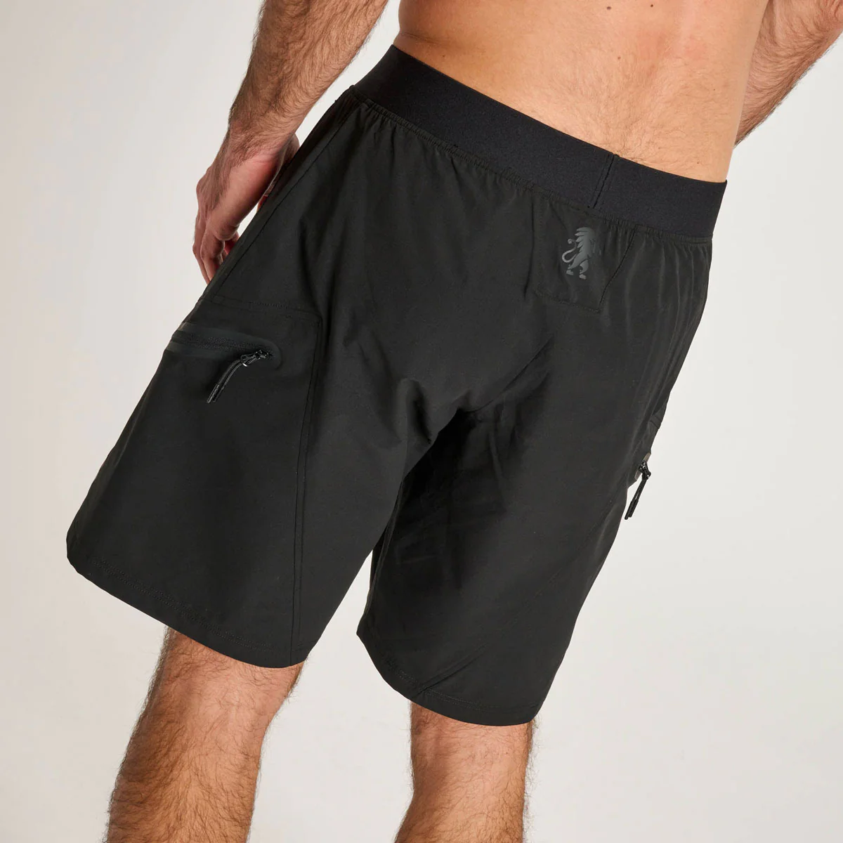Pantalones cortos de entrenamiento Leone Black Lion ABX312 Negro  - Image 3
