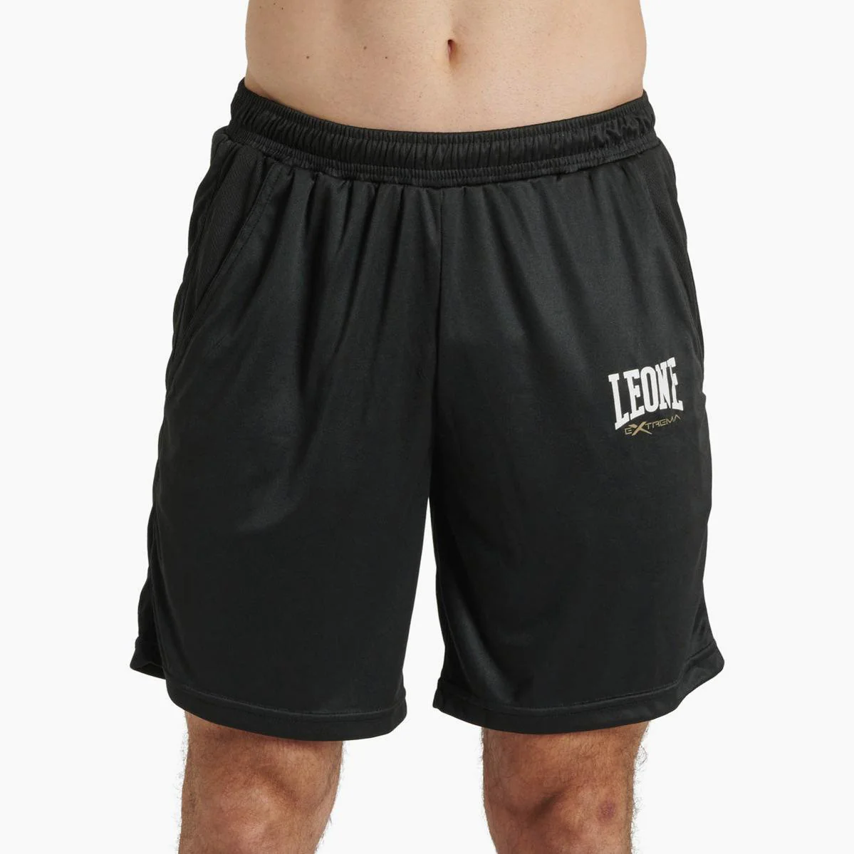 Pantalones cortos de entrenamiento Leone Logo ABX121 Negro 