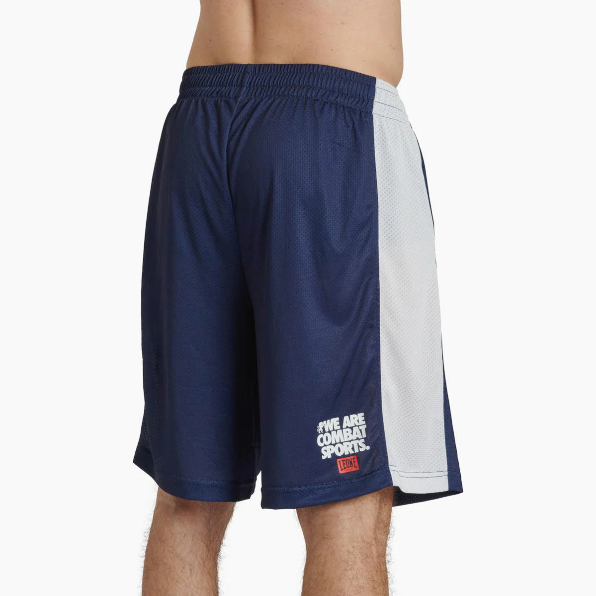 Pantalones cortos de entrenamiento Leone Logo Wacs ABX128 Azul - Image 2