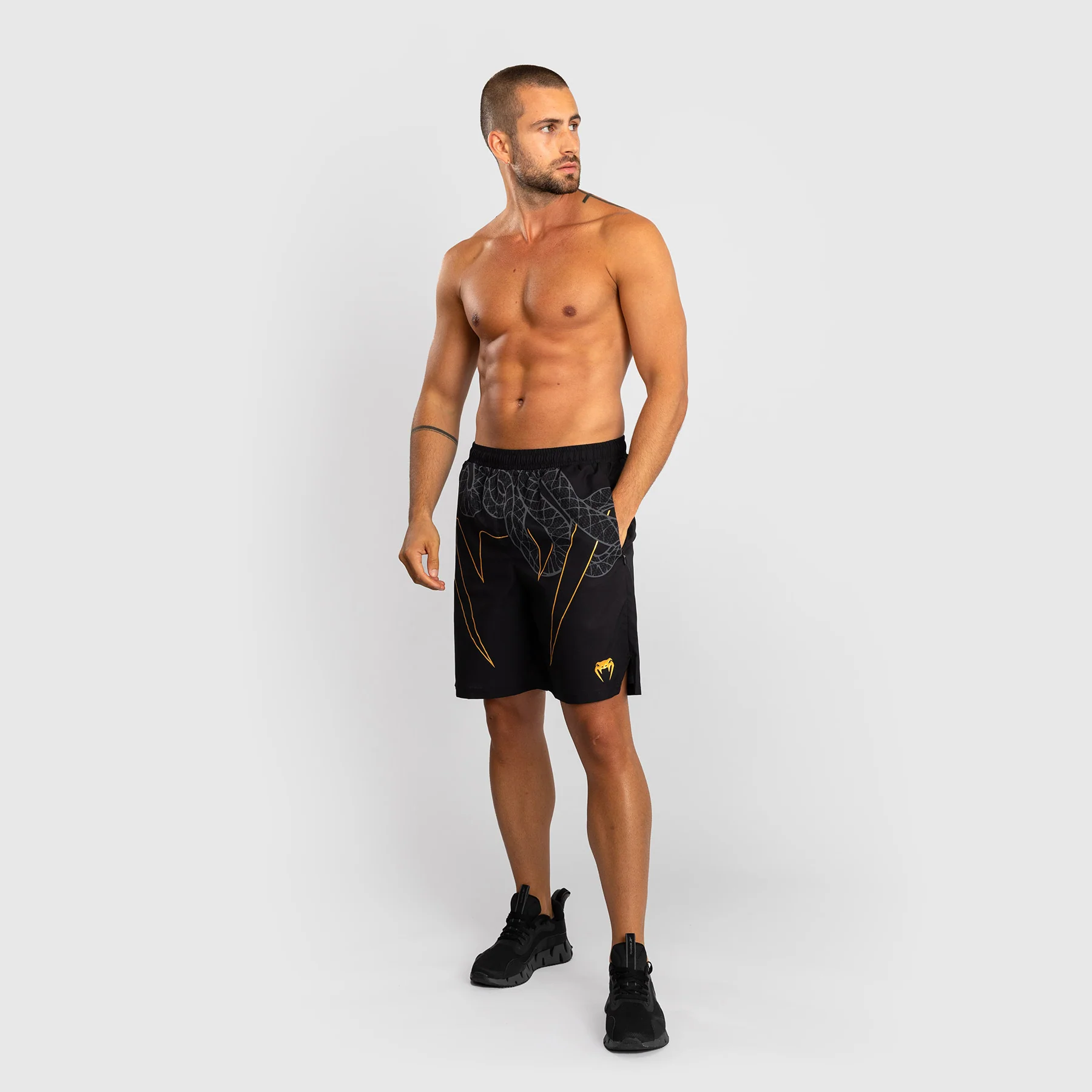 Pantalones cortos de entrenamiento Venum Serpenti Negro  - Image 3