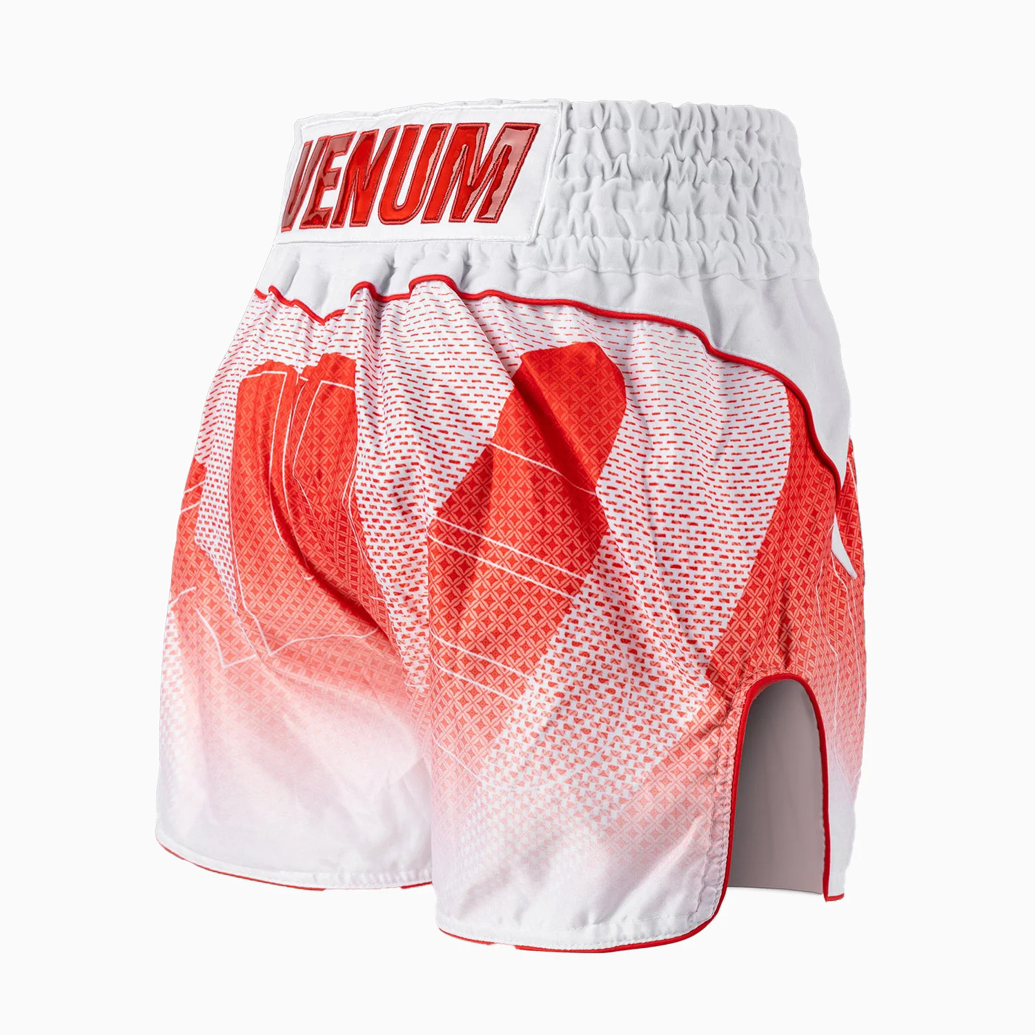 Pantalones cortos kick-thai RWS x Venum 2.0 Blanco-rojo  - Image 3