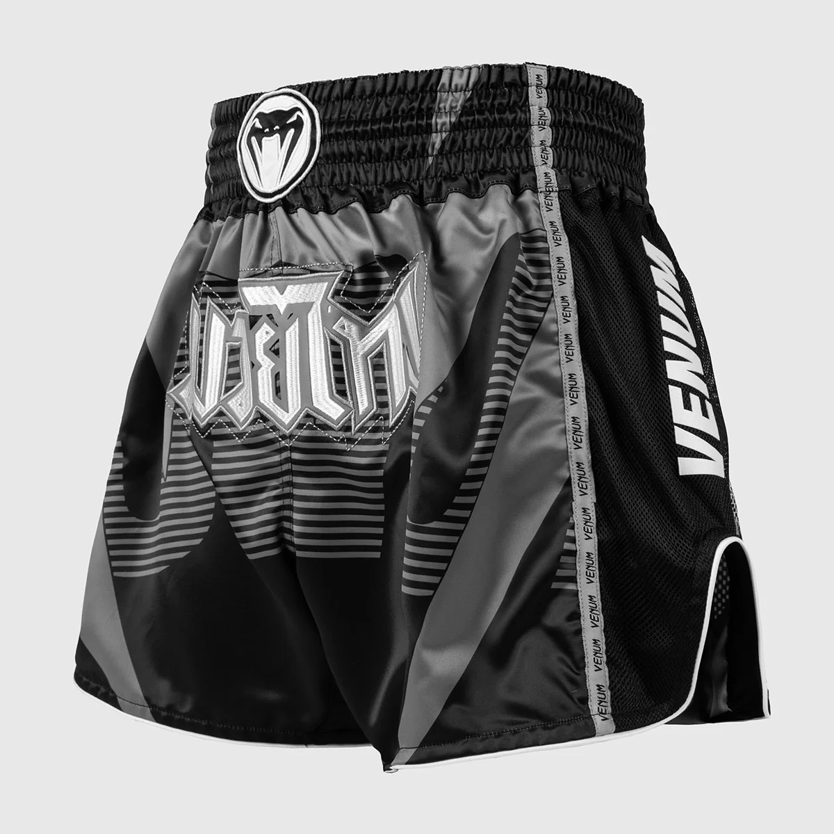 Pantalones cortos kick-tailandés Venum Adrenaline Negro-gris  - Image 2