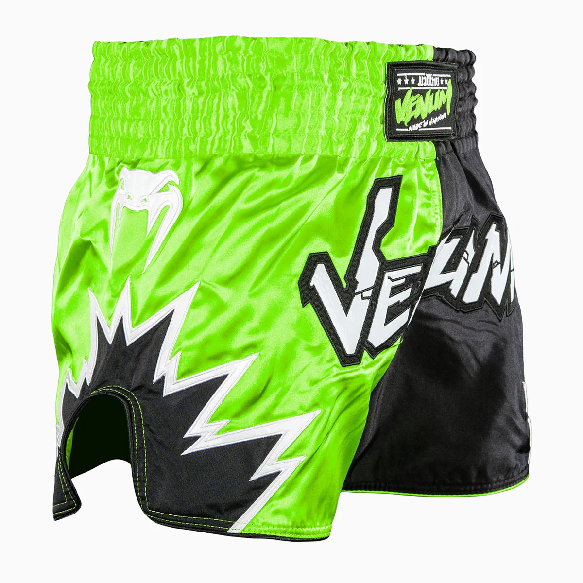 Pantalones cortos kick-tailandés Venum Inferno 2.0 Verde-negro  - Image 2