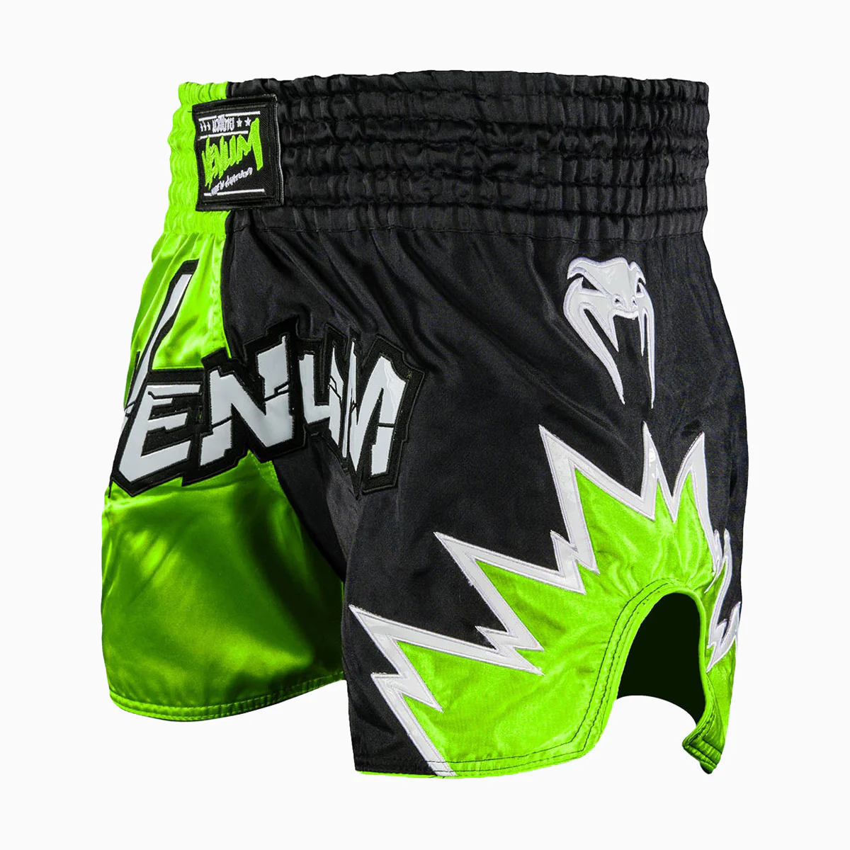 Pantalones cortos kick-tailandés Venum Inferno 2.0 Verde-negro  - Image 3