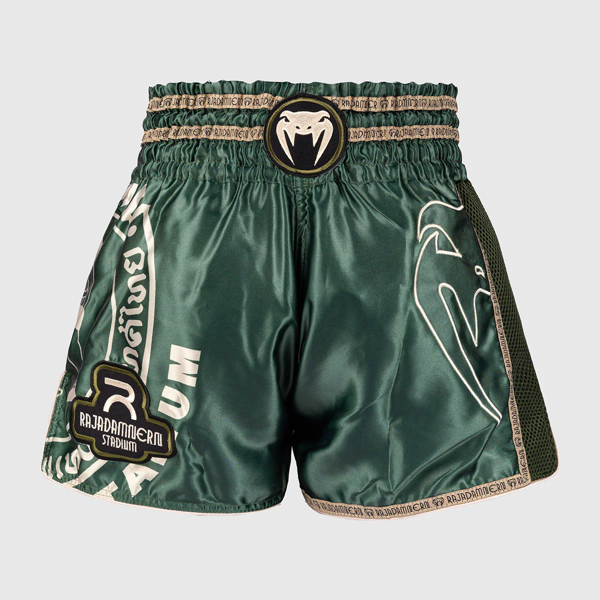 Pantalones cortos kick-tailandés Venum x Rajadamnern Verde - Image 4