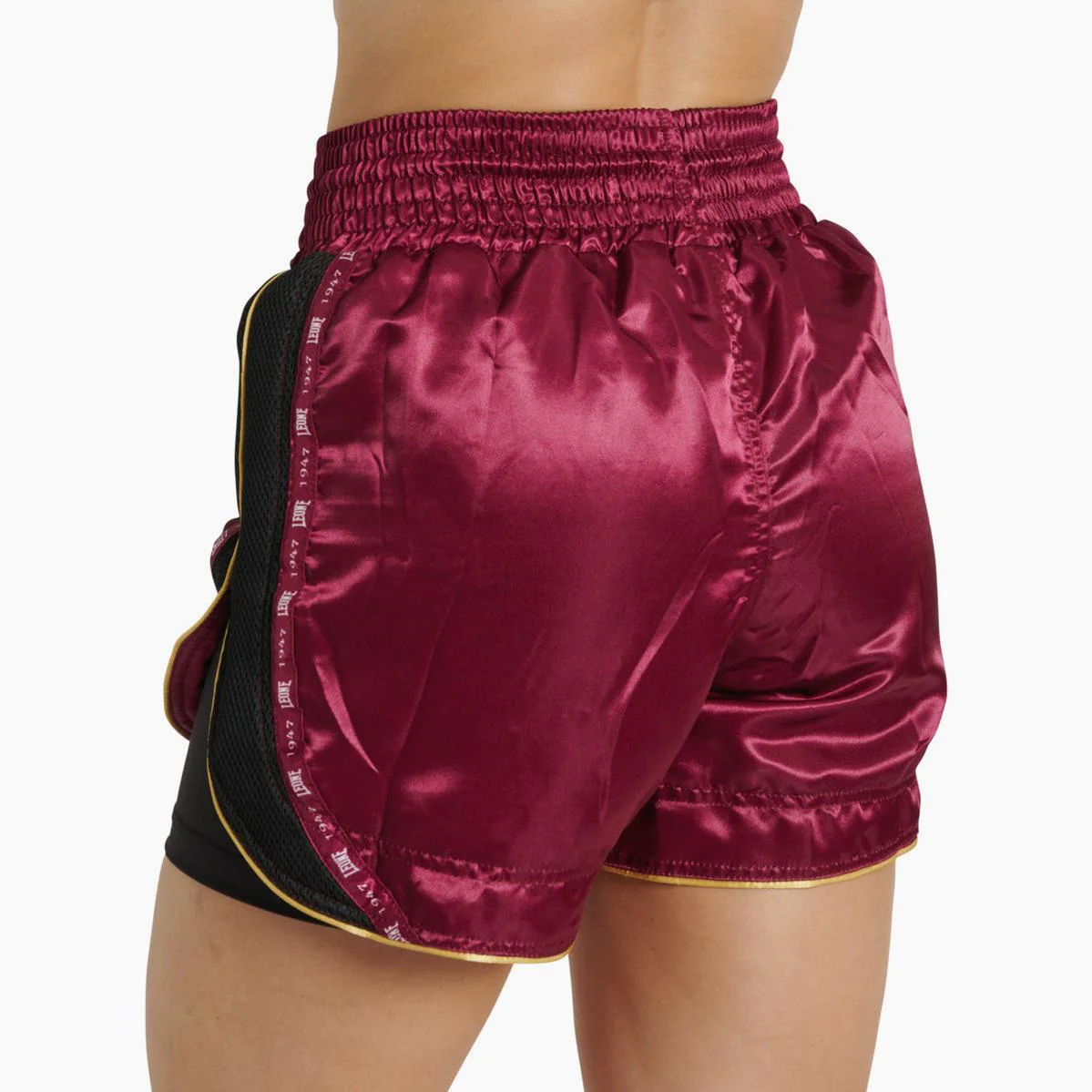 Pantalones cortos kick-thai mujer Leone Classic AB882 Violeta  - Image 2