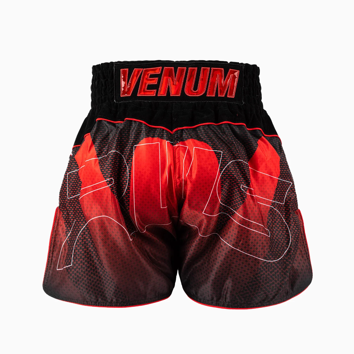 Pantalones cortos kick-thai RWS x Venum 2.0 Negro-rojo - Image 2