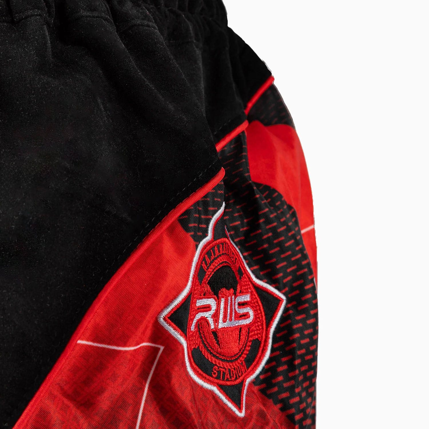 Pantalones cortos kick-thai RWS x Venum 2.0 Negro-rojo - Image 5