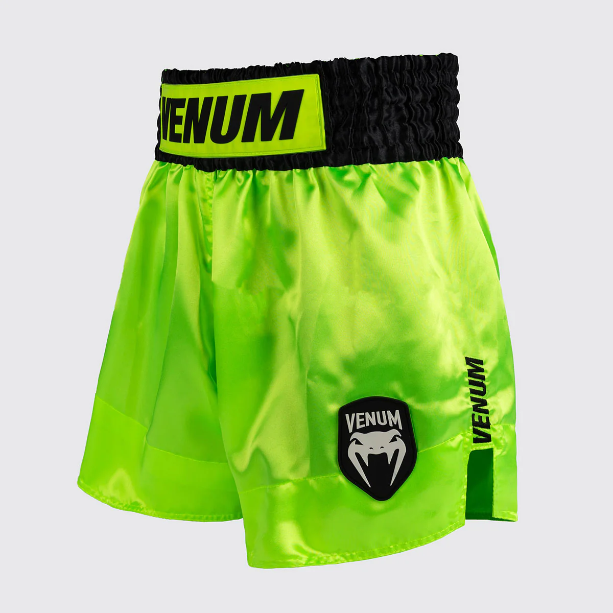 Pantalones cortos kick-thai Venum Classic Evo Amarillo-negro  - Image 2