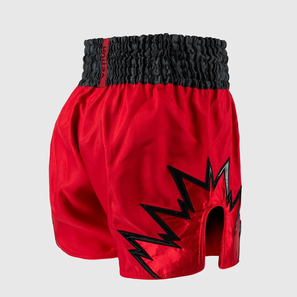 Pantalones cortos kick-tailandés Venum Infierno 2.0 Rojo-gris-negro - Image 3