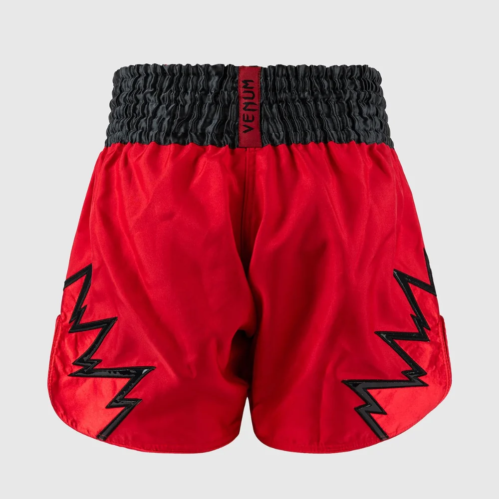 Pantalones cortos kick-tailandés Venum Infierno 2.0 Rojo-gris-negro - Image 4