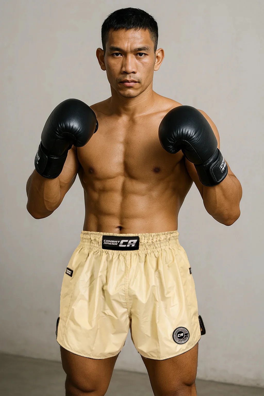Pantalones kick-thai Combat Arena Light Tech Blanco crema  - Image 10
