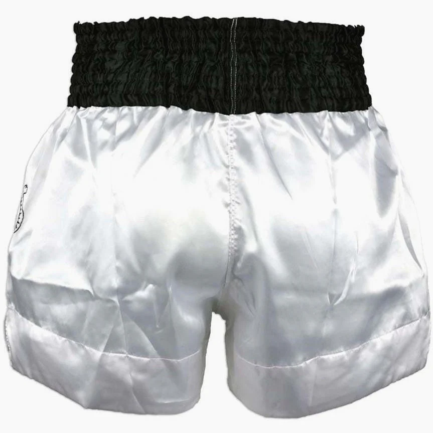 Pantalones kick-thai Fairtex BS0637 Talisman Tailandés Blanco  - Image 4