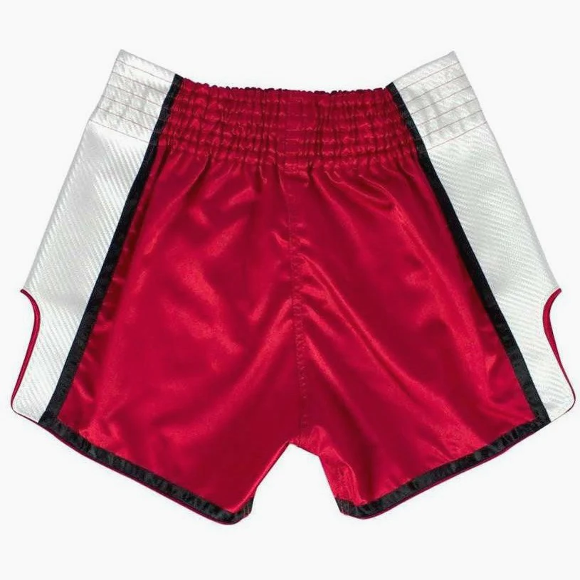 Pantalones kick-thai Fairtex BS1704 Rojo-blanco  - Image 4