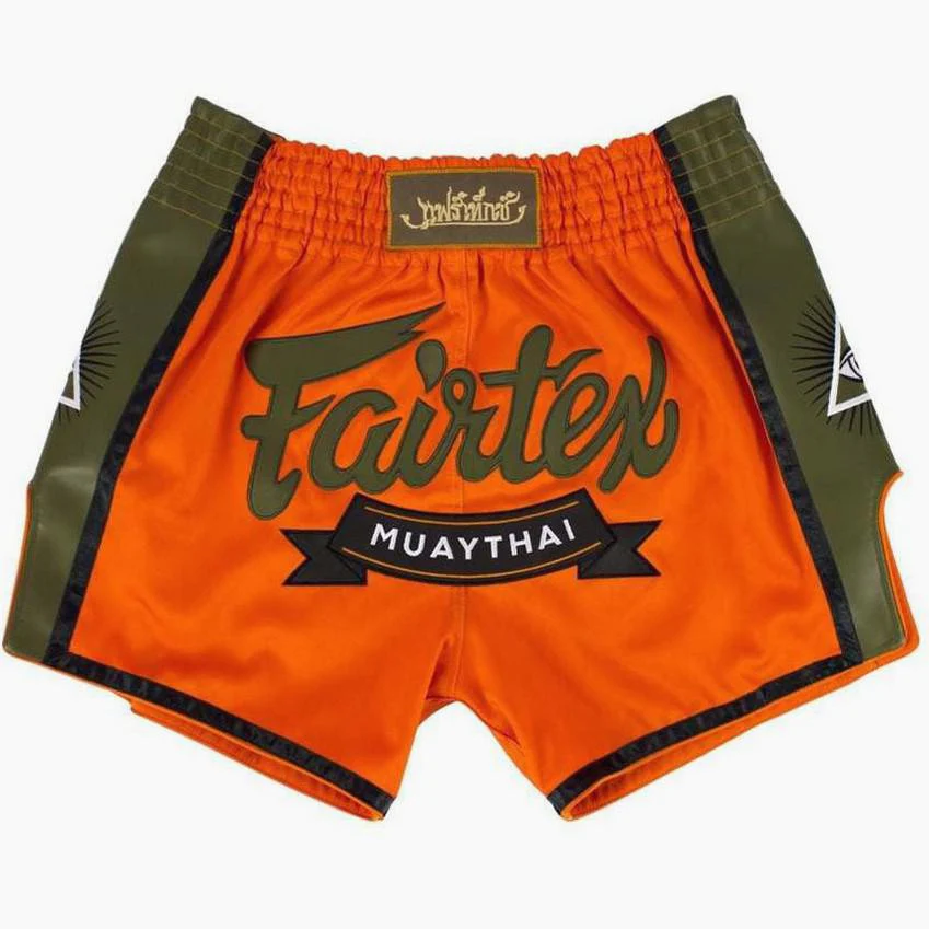 Pantalones kick-thai Fairtex BS1705 Naranja 