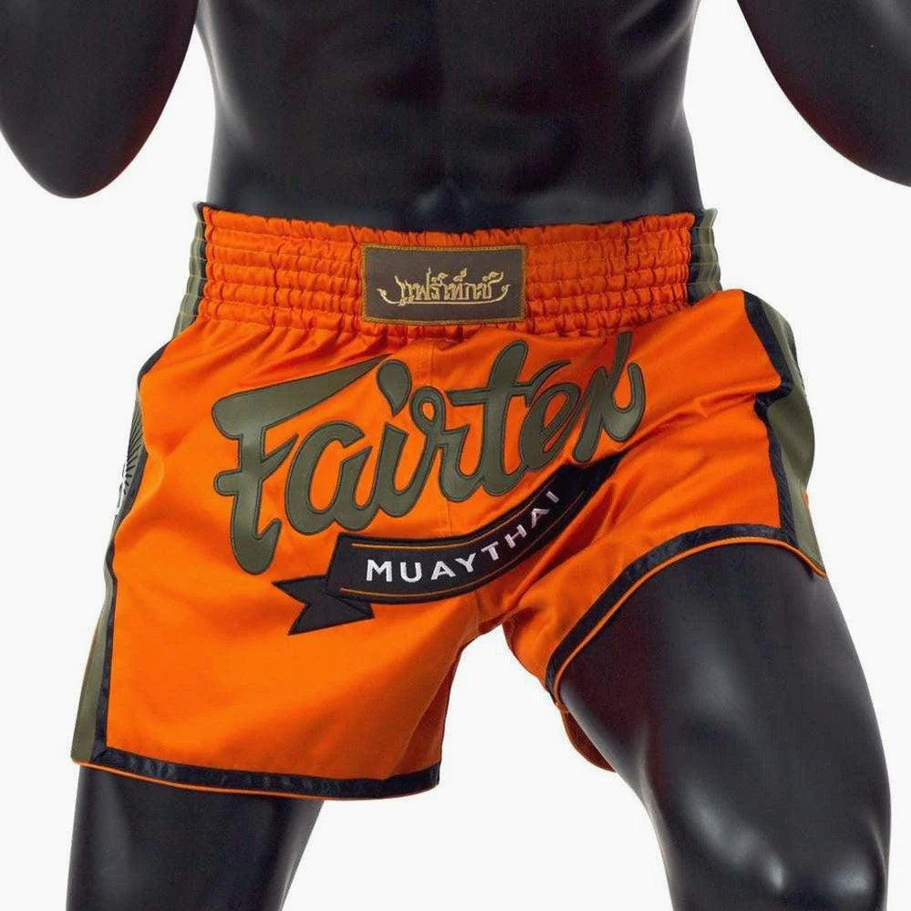 Pantalones kick-thai Fairtex BS1705 Naranja  - Image 2