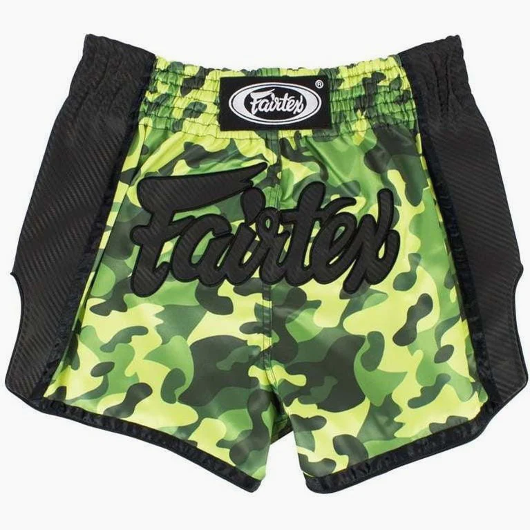 Pantalones kick-thai Fairtex BS1710 Camo Verde 